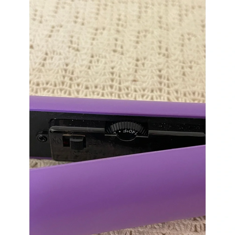 Sapphire Professional Hair Straightener Purple Flat Iron Adjustable 180-450F
